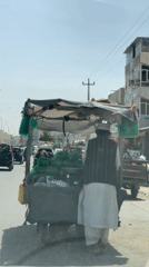 Morning street life documented across Kandahar commercial districts