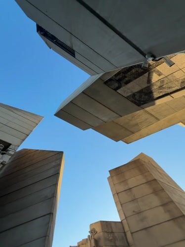 Visitors document Bulgaria's 1300 Years Monument during afternoon outing