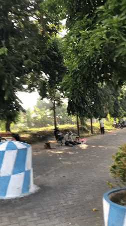 Daily neighborhood life in Sugih Waras, Indonesia