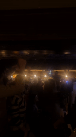 Evening crowd celebrates at Beatles-themed pub in Yerevan