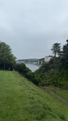 Coastal scene captured on video in East Devon