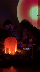 Musicians perform intimate concert in tent venue, Israel