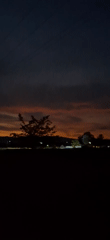 Twilight scenes documented along Venezuelan rural roads