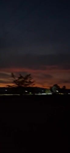 Twilight scenes documented along Venezuelan rural roads