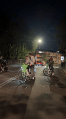 Three cyclists including child spotted on London street