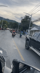 Ordinary street life documented in Ban Bang Rak, Thailand