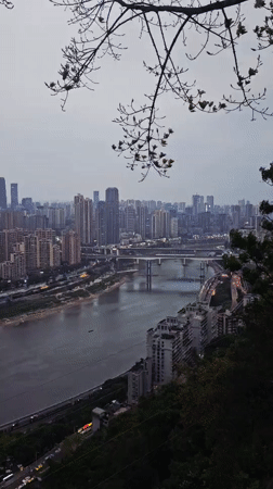 Daily life moments documented across Yuzhong District, China