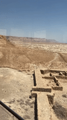 Cable car rides and desert ruins at Masada