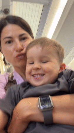 Family train journey through Castelló de la Plana, Spain