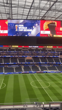 SoFi Stadium prepped and branded for FIFA World Cup 2026