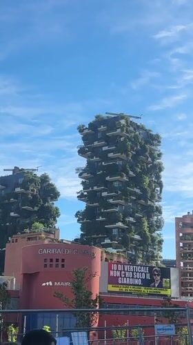 Morning views of Milan's modern Porta Nuova district documented