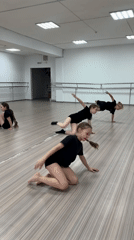 Dance students practice routines at Votkinsk studio