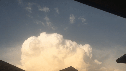 Dramatic sunset cloud formations observed in Dutsen Alhaji, Nigeria