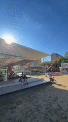 Milan amusement park operates under sunny skies