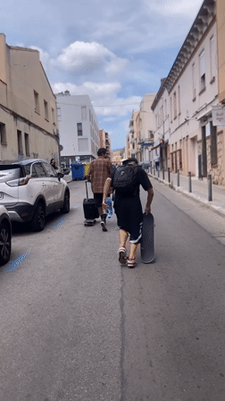 Casual street life documented in Terrassa, Spain