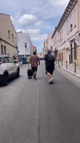 Casual street life documented in Terrassa, Spain