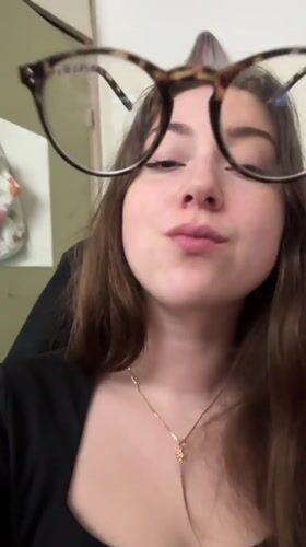 Woman documents evening activities with selfies and casual moments