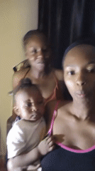 Woman documents daily moments with baby in mirror selfies