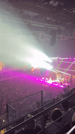 Female vocalist performs to packed arena in Ufa