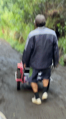 Nighttime rural road activity documented in Indonesia