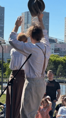 Outdoor cultural performance draws crowds in Khimki park