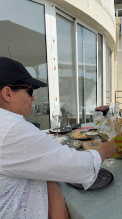 Outdoor lunch gathering observed in Rousset, France