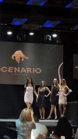 Fashion show night at Scenario Live Club, Tsarevo