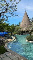 Morning scenes captured across eastern Indonesia resort and transport