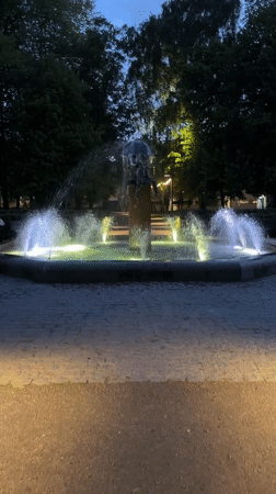 Evening scenes captured across Tallinn's illuminated historic district