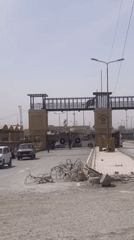 Border crossing activity documented at Pakistan-Iran checkpoint