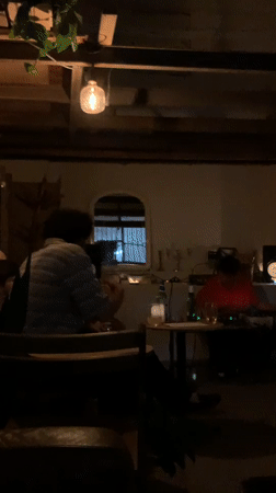 Sound mixing session captured in rustic Tel Aviv room