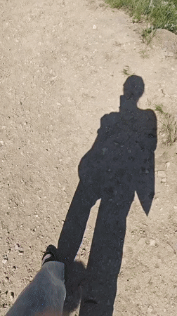 Hiker documents scenic river trail near Volzhskiy, Russia