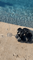 Lazy poolside afternoon in the Tuscan hills of Asciano