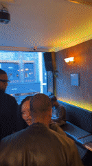 Social gathering observed at indoor dining venue