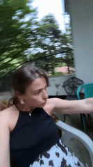 Family outing on a Sochi patio with kids and pets