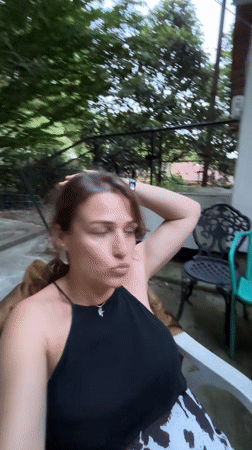 Family outing on a Sochi patio with kids and pets