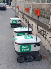 Starship delivery robots and local grocery finds in Tallinn