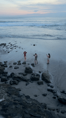 Beachgoers gather for photos at North Kuta restaurant