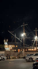 Evening scenes captured across Varna waterfront district in Bulgaria