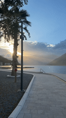 Quiet moments captured along Montenegro's waterfront in Prčanj