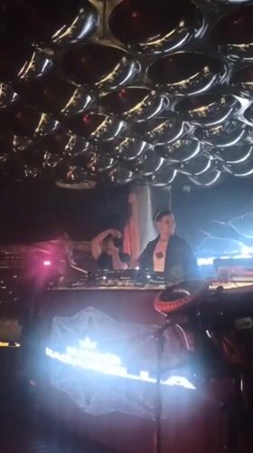 DJ night at a Dushanbe club, King Magarell on the decks