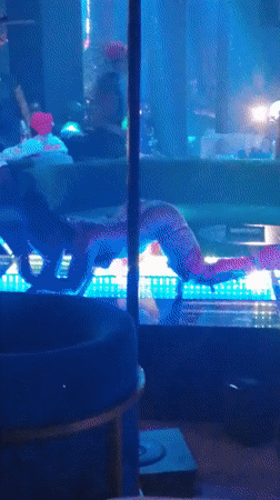 Nightclub activity documented by witnesses in Rido, Nigeria