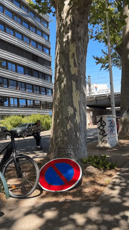 Sunny afternoon along Lyon's riverside promenades