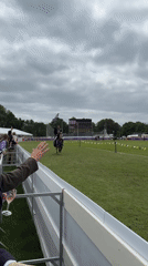 Medieval knights demonstration held at London's Hurlingham Park event