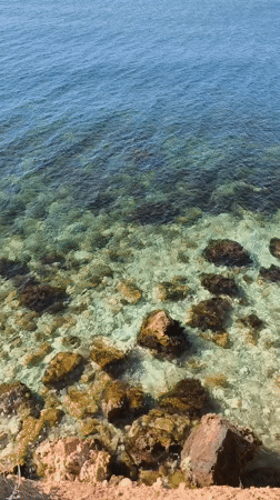 Clear skies, turquoise waters documented along Sevastopol coastline