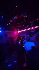 Nightclub social gathering captured by witnesses over 15 minutes