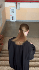 Girl in blazer, photography studio observed in Novgorod