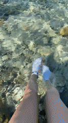 Morning swim session along Nha Trang's clear rocky coastline