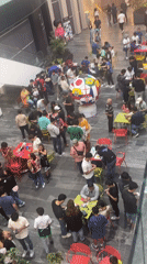 Multiple indoor venues document normal public activity in Puebla