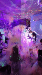 Children's foam party and face painting event in Domodedovo